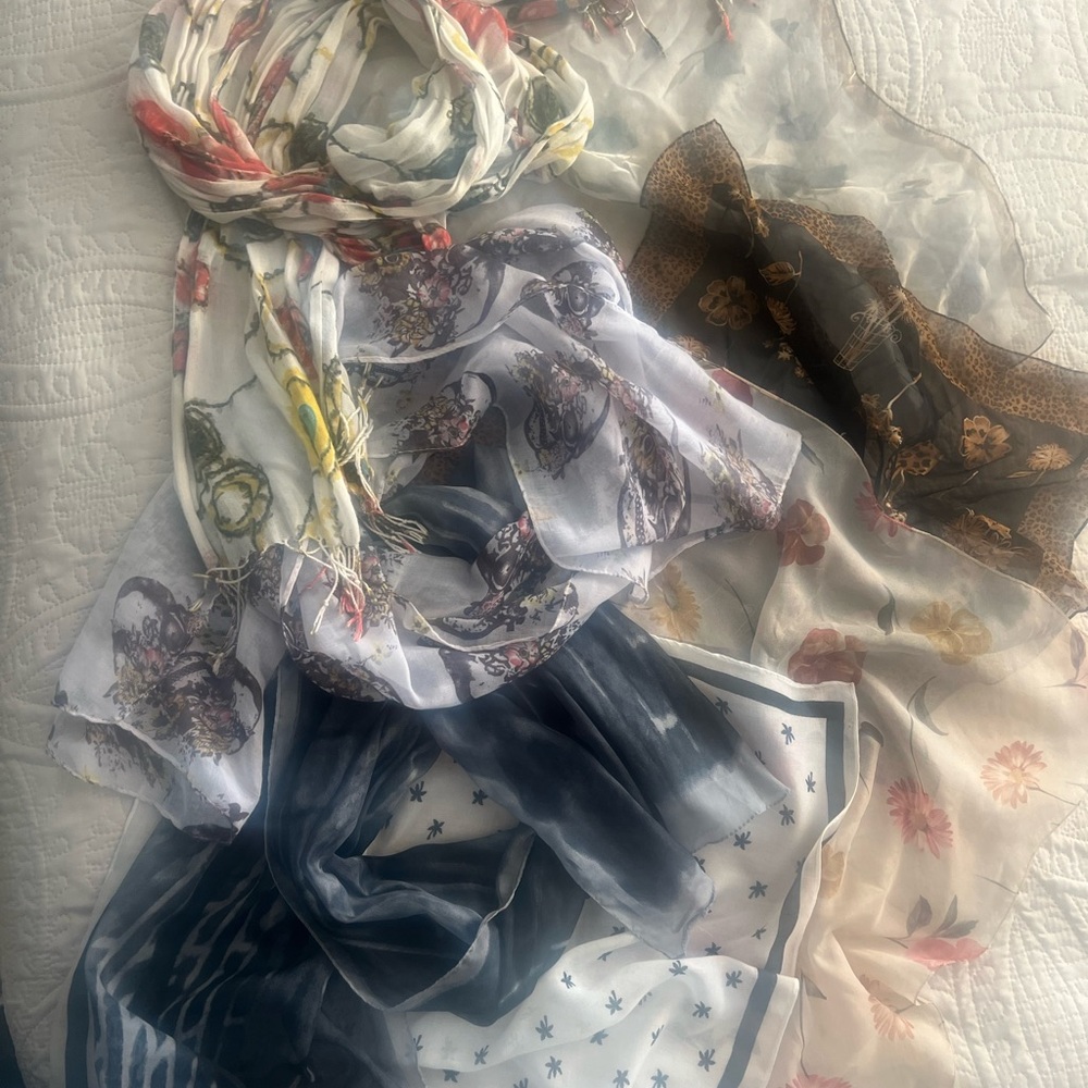 Assorted Patterned Scarves - image 2
